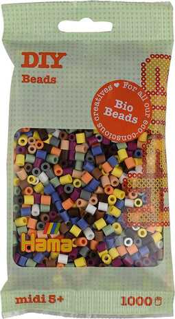 Hama Bio Strijkkralen Pastel Mix (197), 1000st.