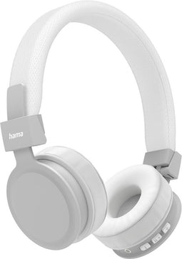 Hama Bluetooth®-koptelefoon "Freedom Lit", on-ear, vouwbaar, microfoon, wit
