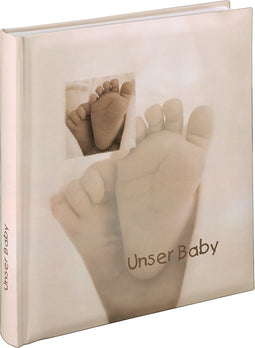 Hama Boekalbum "Baby Feel", 29x32 cm, 60 witte pagina's, 2-pagina's inl. tekst