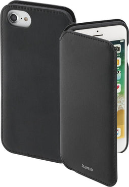 Hama Booklet "Finest Sense" voor Apple iPhone 6/6s/7/8/SE 2020/SE 2022, zwart