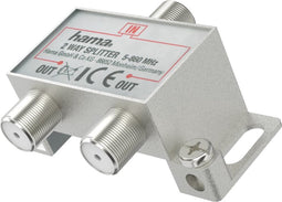Hama Breedband-kabelverdeler, 2-voudig