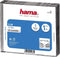 Hama CD box slim 5-pack transparant/zwart