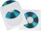 Hama Cd/dvd protection sleeves papier wit 100 stuks