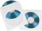 Hama Cd/dvd protection sleeves papier wit 100 stuks