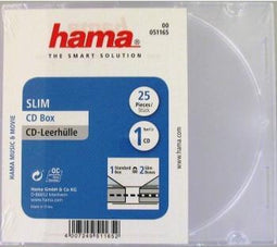 Hama Cd Slim Box 25Er Pack Transparant