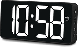 Hama Digitale wekker "Bali", met temperatuurweergave, nachtmodus, zwart
