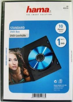 Hama DVD box standaard 10-pack zwart
