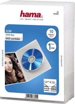 Hama DVD Jewel Case 10-pack
