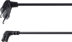 Hama Euro-netsnoer Sonos PLAY:1/PLAY:5/One (SL), aan beide zijden haaks, 3m, zw.