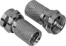 Hama F plug 2 stuks 6,5mm