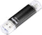 Hama FlashPen Laeta Twin USB-stick smartphone/tablet Zwart 32 GB USB-A 3.2 Gen 1, Micro-USB 2.0