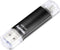 Hama FlashPen Laeta Twin USB-stick smartphone/tablet Zwart 64 GB USB-A 3.2 Gen 1, Micro-USB 2.0