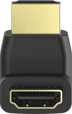 Hama High-speed HDMI™-hoekadapter, stekker - koppeling, 90°