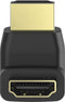 Hama High-speed HDMI™-hoekadapter, stekker - koppeling, 90°