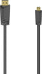 Hama High-speed HDMI™-Kabel, con. Type A - con. Type D (Micro), ethernet, 1,5 m