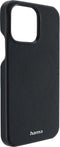 Hama MagCase Finest Sense Cover Hoesje geschikt voor iPhone 14 Pro - Compatibel met MagSafe - Zwart