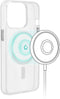 Hama MagCase Safety Cover Hoesje geschikt voor iPhone 14 Pro - Compatibel met Magsafe / Draadloos Laden - Transparant