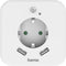 Hama Nachtverlichting + stopcontact en USB, 2,4A, 2 uitgangen, helderheidssensor