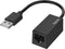 Hama Netwerk-adapter, USB-stekker - LAN/Ethernet-aansluiting, Fast-ethernet