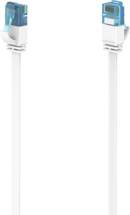 Hama Netwerkkabel, CAT-6a, 10 Gbit/s, U/UTP, plat, 15,00 m