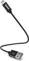 Hama Oplaad-/gegevenskabel, Lightning, 0,2 m, zwart