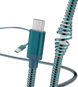Hama Oplaad-/gegevenskabel "Metall", micro-USB, 1,5 m, blauw