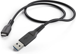 Hama Oplaad-/gegevenskabel, USB Type-C - USB-3.1-A-stekker, 1 m, zwart