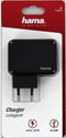 Hama Oplader, 4x USB, 4,8 A, zwart