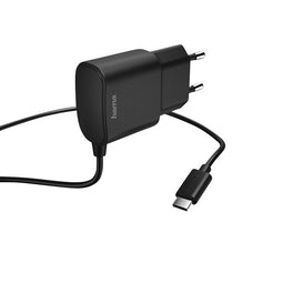Hama - Oplader hama usb-c 2.4a 1meter zwart | 48 stuks