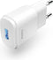 Hama Oplader, USB-A, 6 W, wit