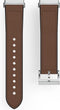 Hama Polsband voor Fitbit Versa 3/Sense, horlogebandje van leer en silic., bruin
