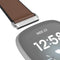Hama Polsband voor Fitbit Versa 3/Sense, horlogebandje van leer en silic., bruin