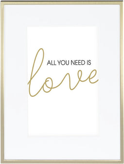 Hama Portretlijst "Line", goud mat, 13 x 18 cm