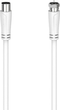 Hama SAT-aansluitkabel, F-connector - coax-koppeling, 1,5 m, 90 dB