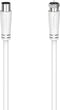 Hama SAT-aansluitkabel, F-connector - coax-koppeling, 1,5 m, 90 dB