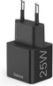 Hama Snellader, USB-C, mini-oplader, PD, 25 W, zwart