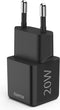 Hama Snellader, USB-C, Super-Mini-Charger, PD, 20 W, zwart