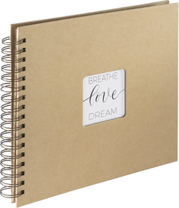 Hama Spiraalalbum "Craft", 28 x 24 cm, 40 kraftpapier-pagina's