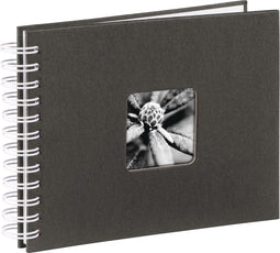 Hama Spiraalalbum "Fine Art", 24x17 cm, 50 witte pagina's, zwart