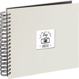 Hama Spiraalalbum "Fine Art", 28 x 24 cm, 50 zwarte pagina's, krijt