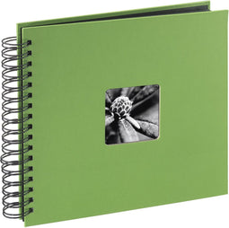 Hama Spiraalalbum "Fine Art", 28 x 24 cm, 50 zwarte pagina's, appelgroen