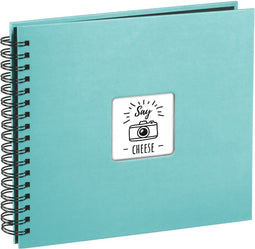 Hama Spiraalalbum "Fine Art", 28 x 24 cm, 50 zwarte pagina's, turquoise