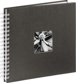 Hama Spiraalalbum "Fine Art", 28x24 cm, 50 witte pagina's, zwart