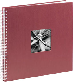 Hama Spiraalalbum "Fine Art", 36x32 cm, 50 witte pagina's, bordeaux