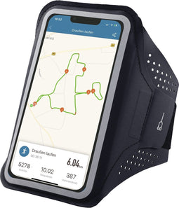 Hama Sportarmband "Finest Sports" voor smartphones, waterafstotend, XXL, antraciet