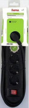 Hama Stekkerdoos 6-voudig met schakelaar 3m zwart