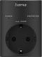 Hama Stopcontactadapter, geaard stopcontact, overspanningsbev., netspanning, zw