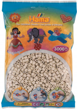 Hama Strijkkralen Cloudy White (201-77), 3000st.