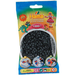Hama Strijkkralen donkergrijs 1000