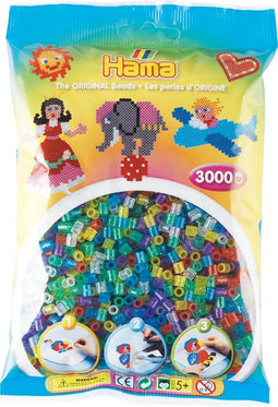 Hama Strijkkralen Glitter '3000 Stuks'